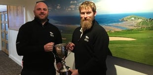 Liam, Jake defy the gusts to   land the Hogmanay Trophy