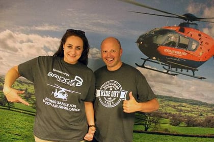 Bikers ride to help Devon Air Ambulance fly