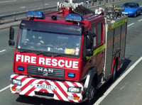 Residents evacuated after fire engulfs house