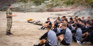 Plymouth Argyle train at Bigbury