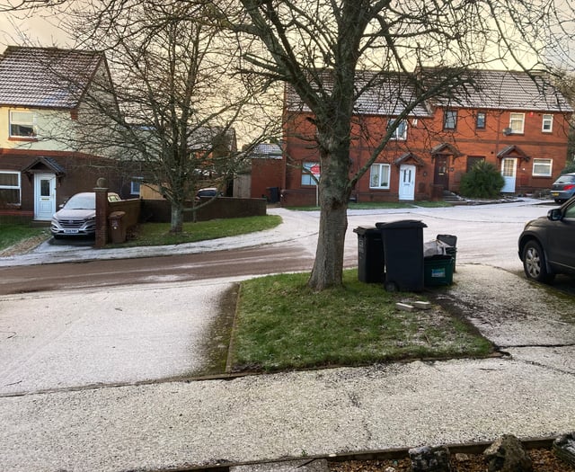 Snow in South Hams overnight