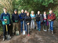 All hands on deck as volunteers clear new Parkrun path