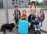 Ukranian family searches for new home