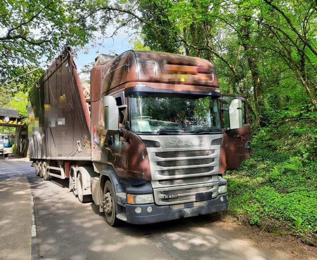 Driver charged after his lorry struck bridge, police confirm
