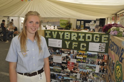 Ivybridge Young Farmers created a great display at Devon County Show
