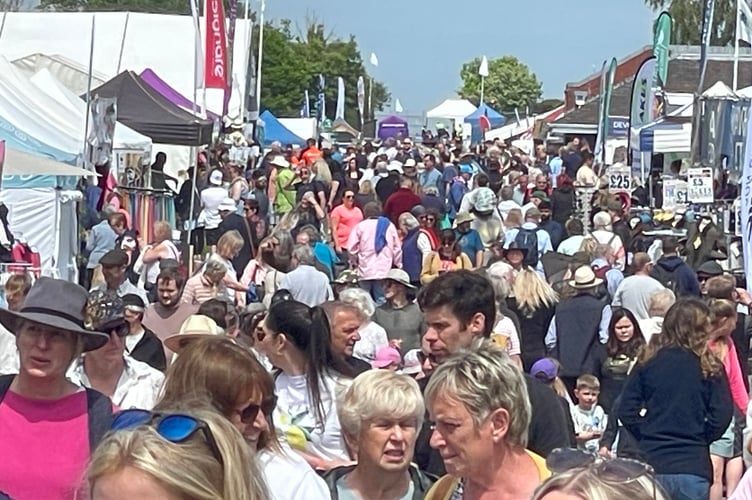 Huge crowds attended this year's Devon County Show.  AQ 9330