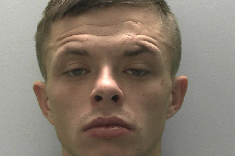 DRUGGED up intruder Connor Sidell has been jailed for a night time raid in which came face to face with a terrified home owner.Ê
Picture: Police 25-5-23 

