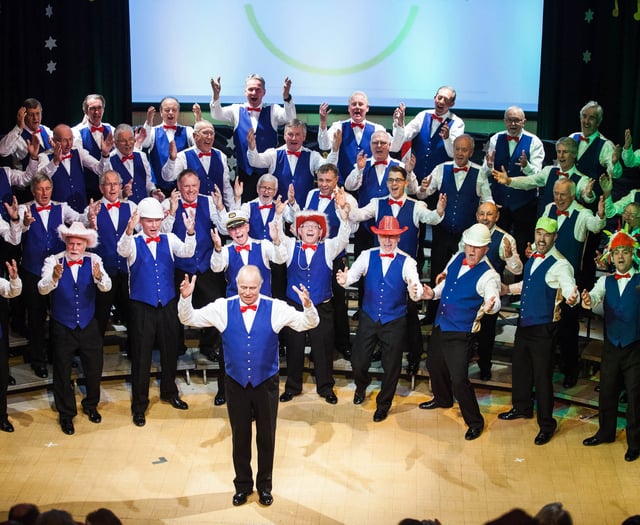 Kingsmen barbershop group host concert for BASICS Devon charity