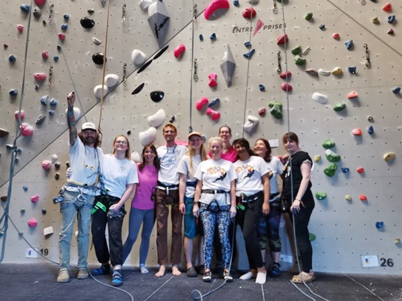 Charity provides mental health support through rock-climbing therapy