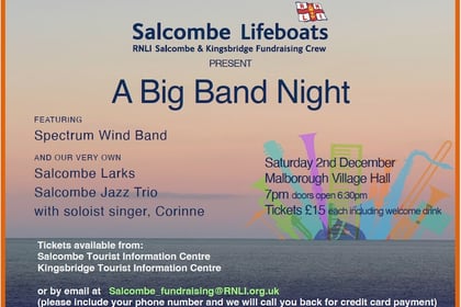 Big Band night for Salcombe RNLI