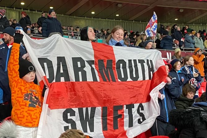 The team recently watched England Women at Wembley