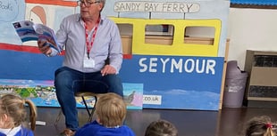 Author inspires children at Salcombe C of E Primary