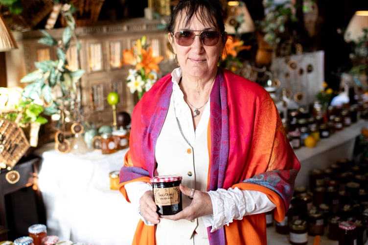 Caroline Hodge with her award-winning marmalade