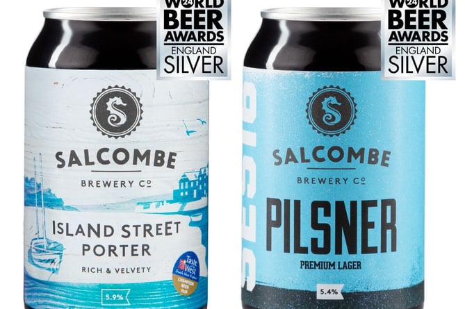 Salcombe Brewery Co. Award winners 