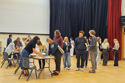 Kingsbridge Community College celebrate A Level results day 