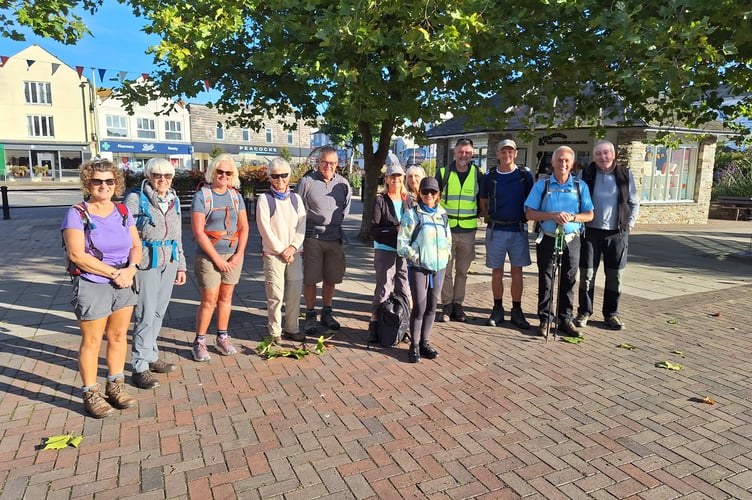 Members of the South Hams Ramblers