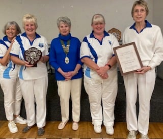 Totnes Bowls' Ladies team