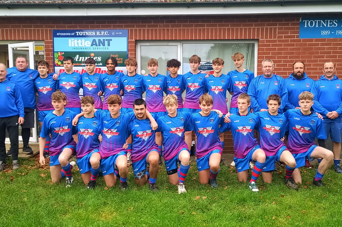 Totnes U16 boys rugby