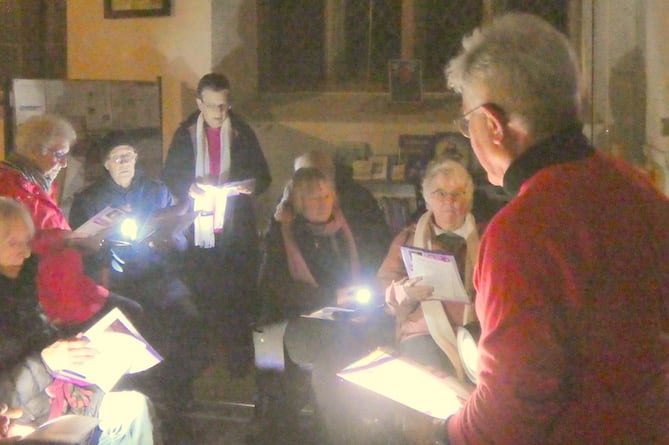 Carol singing at St Thomas in Dodbrooke