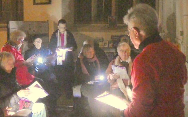 Carol singing at St Thomas in Dodbrooke