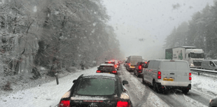 Telegraph Hill at standstill as both lanes closed 