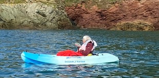 Elaine-aged 102- looks back on her fundraising kayaking 