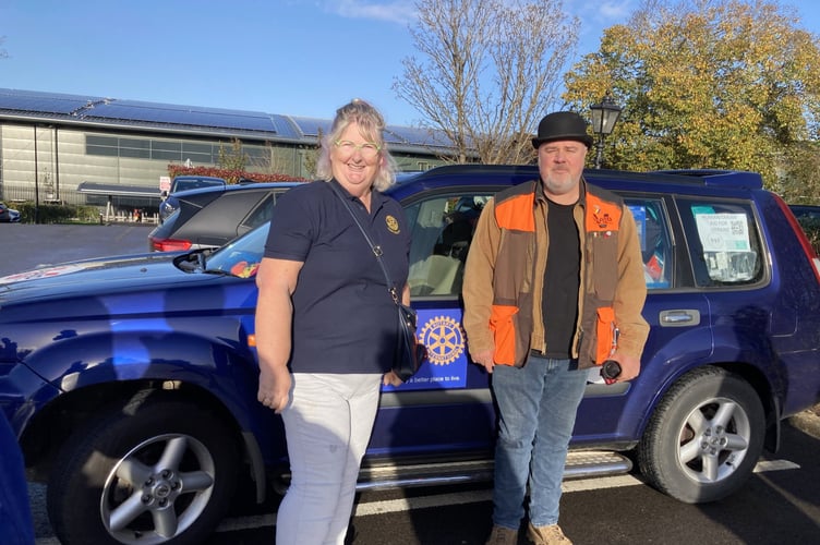 Volunteer driver Mary Burden